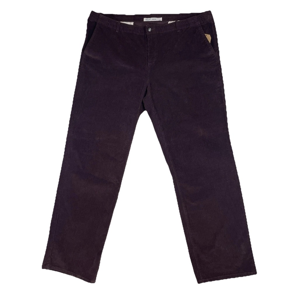Woolrich Women's Size 18 Homestead Corduroy Pants Curved Fit Burgundy NWT Retro